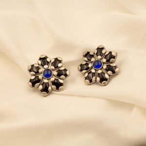 Midnight Bloom Stud Earrings