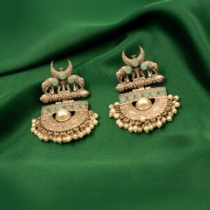 Tribal Majesty Half-Moon Earrings