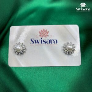 Swisara Elara Pearl Spark Studs