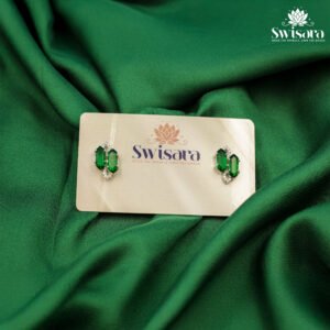 Crystal Bloom Duo Stud Earrings