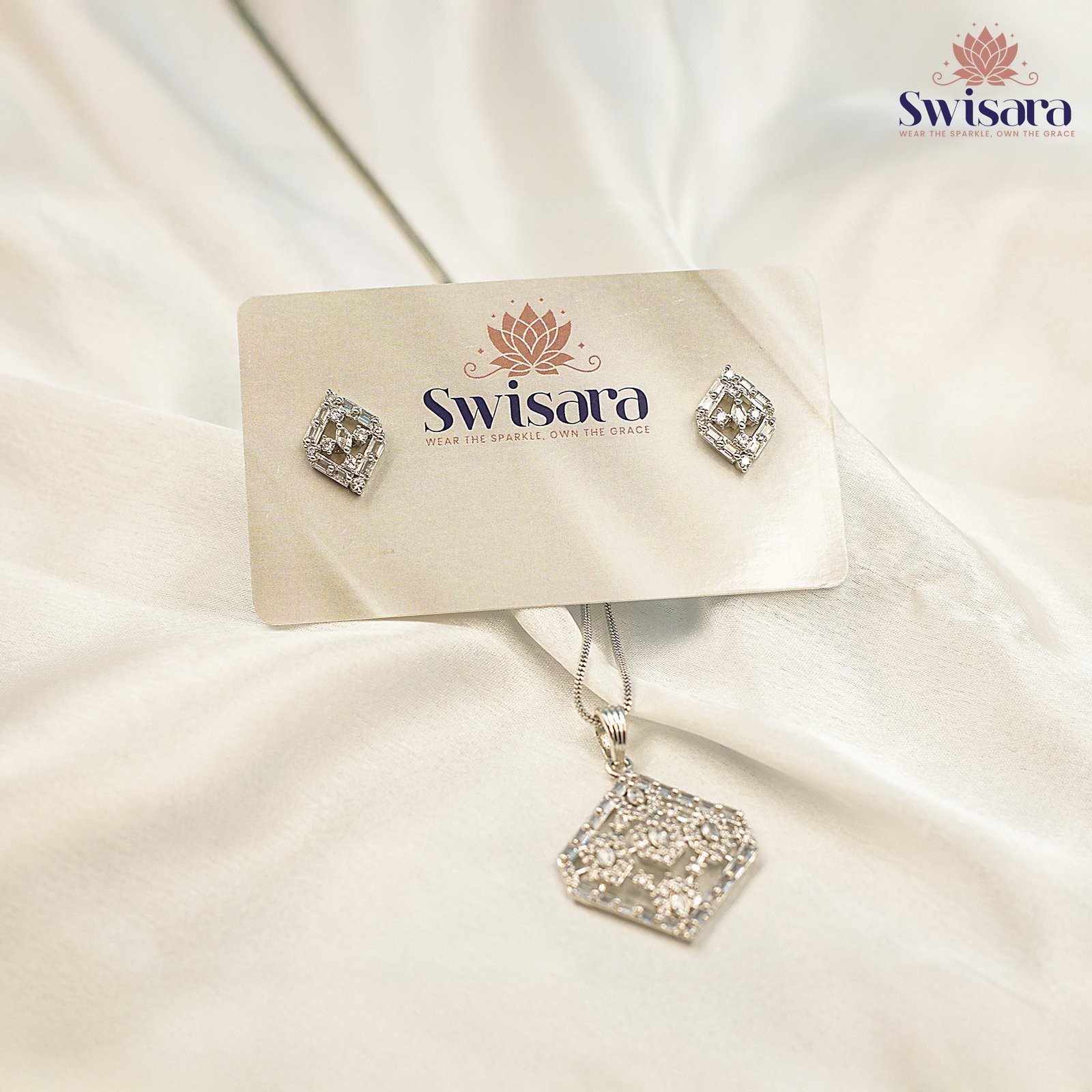 Elora Grace Pendant Set – Hexa Bloom Edition - Image 3