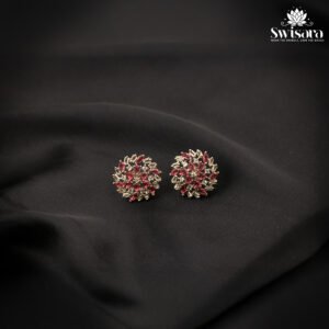 Regal Bloom Stud Earrings