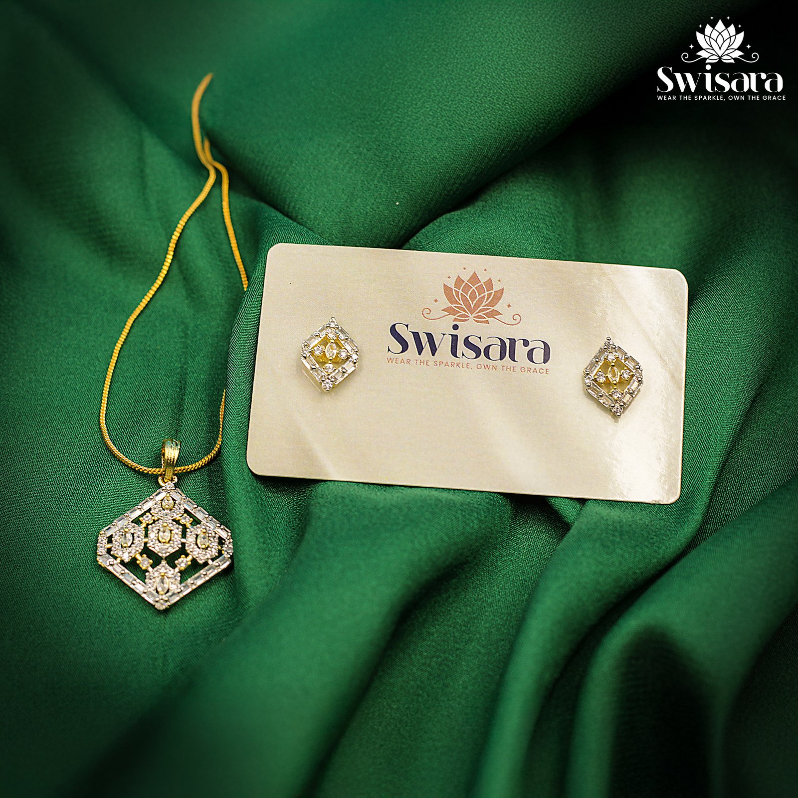 Elora Grace Pendant Set – Hexa Bloom Edition - Image 2