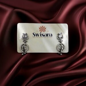 Crystal Vine Drop Earrings